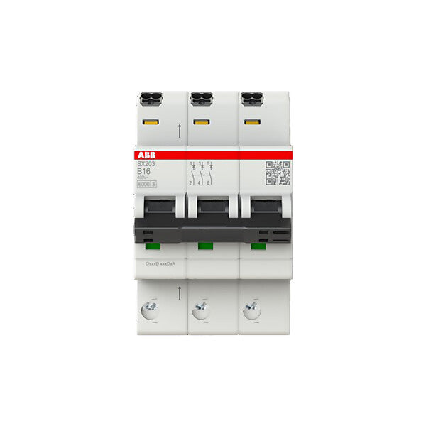 ABB Sicherungsautomat 6kA, 16A, 3P SX203-B16